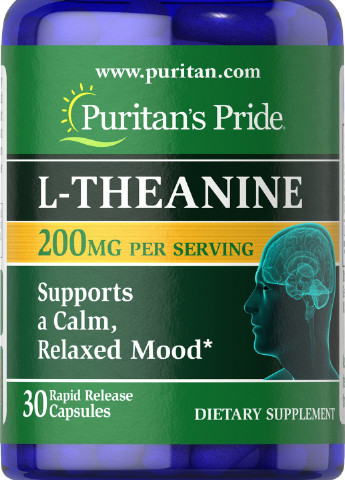 Puritan's Pride L-Theanine 200 mg 30 Caps Puritans Pride (256721106)