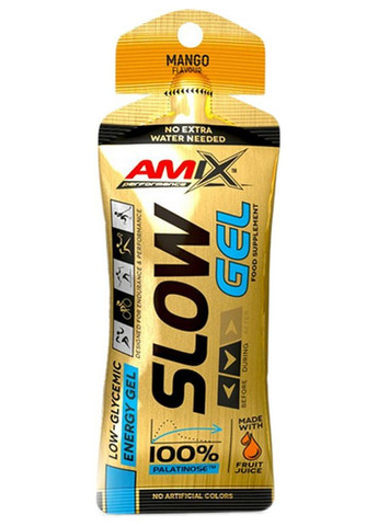 Енергетик Performance Amix SLOW Gel 45g (Mango) Amix Nutrition (276324043)