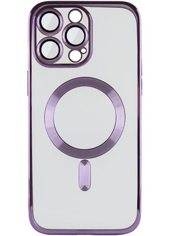 Хромовый чехол TPU Chrome Magnetic с защитой камеры для Apple iPhone 14 Pro Max (6.7") с MagSafe Purple No Brand (278643208)