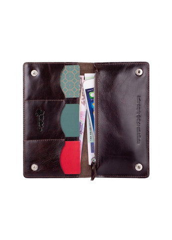 Кожаный бумажник WP-05 Mehendi Classic коричневый Коричневый Hi Art (268371848)