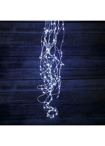 Новогодняя cветодиодная нить гирлянда "Конский хвост" YS-UK001 200 LED 10 нитей синий Yu Xin (274060260)