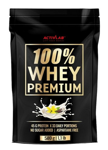 100% Whey Premium 500 g /16 servings/ Vanilla ActivLab (260010698)