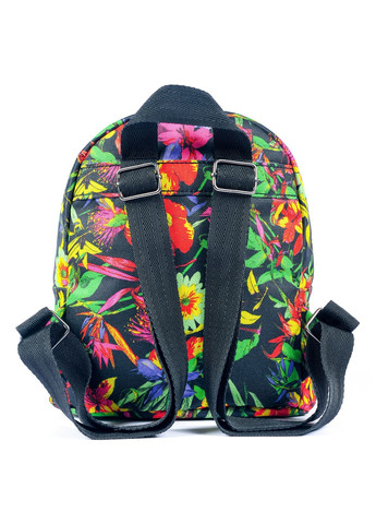Детский маленький разноцветный рюкзак с цветочным принтом для садика прогулок городской 5л No Brand (258591337)