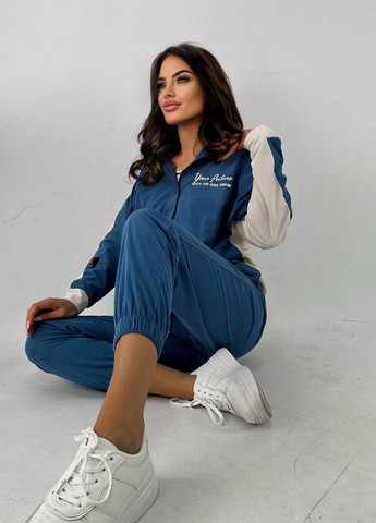 Жіночий костюм двійка колір джинс р.42/44 442717 New Trend (265014213)