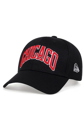 Кепка Chicago с изогнутым козырьком унисекс one size Brand бейсболка (259428970)
