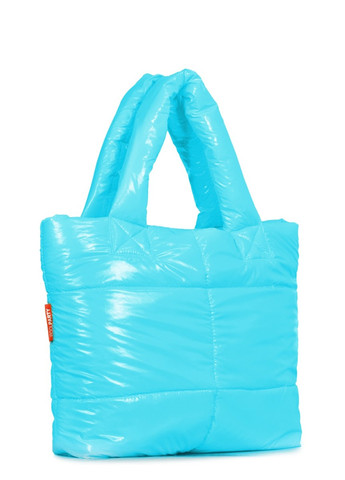 Дутая женская сумочка fluffy-neon-blue PoolParty (268121329)