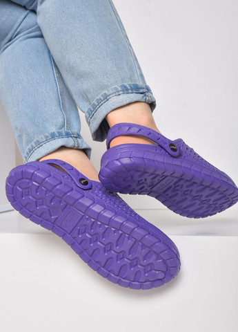Крокси жіночі фіолетового кольору Let's Shop (258550335)