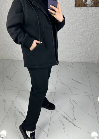 Женский костюм тройка с жилеткой цвет черный р.50/52 448411 New Trend (274531916)
