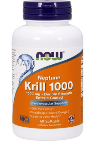 Neptune Krill Oil 1000 mg 60 Softgels Now Foods (256724050)