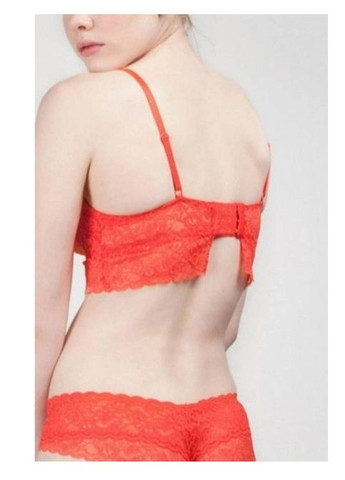 Коралловый женский комплект белья Gisela без косточек