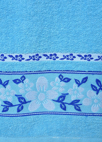 Let's Shop рушник банний махровий блакитного кольору однотонний блакитний виробництво - Туреччина