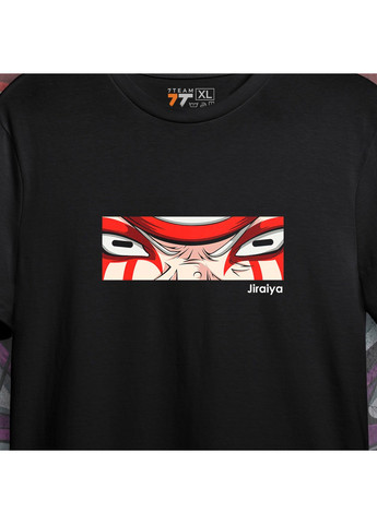 Черная футболка c принтом наруто - джирайя black No Brand