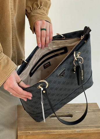 Женская сумка Guess шопер серая No Brand (277151202)