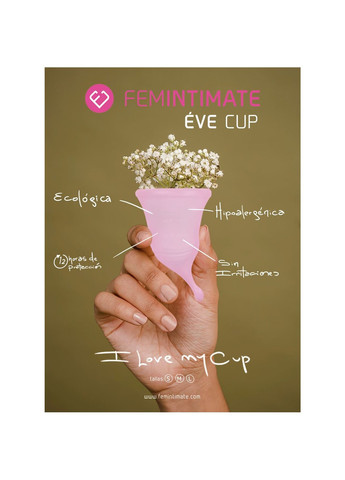 Менструальная чаша Femintimate Eve Cup New размер M, объем — 35 мл, эргономичный дизайн ADDICTION (258261773)