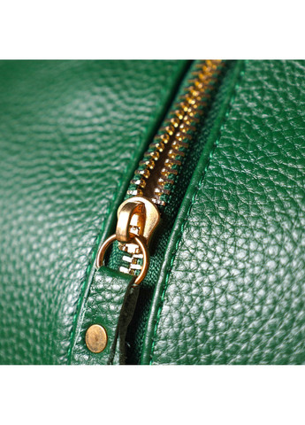 Молодежная сумка через плечо из натуральной кожи 22097 Зеленая Vintage (260360880)