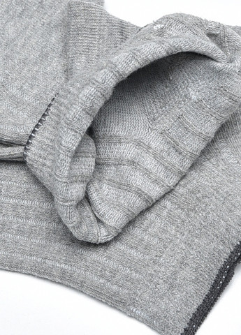 Носки мужские короткие серого цвета размер 41-47 Let's Shop (259683253)