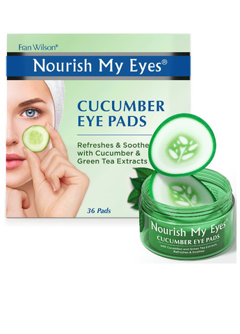 Патчі для очей з огірком та зеленим чаєм Nourish My Eyes Сucumber eye pads Fran Wilson (273394919)