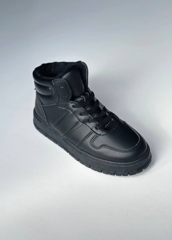 Черные зимние кроссовки женские, вьетнам No Brand Sneakers High Raisin Black