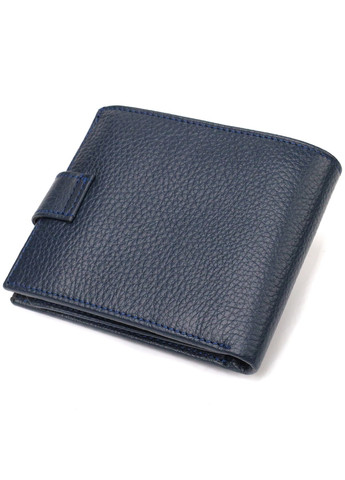 Привабливий горизонтальний гаманець для чоловіків із натуральної шкіри флотар 21894 Синій Canpellini (259873979)