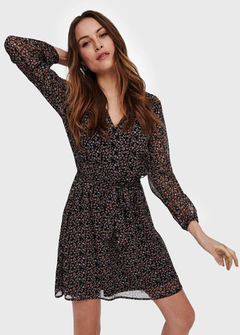 Комбинированное платье Only