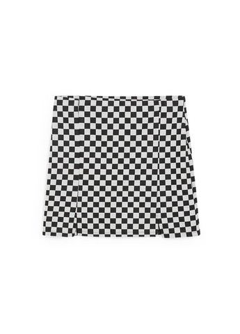 Черно-белая повседневный с геометрическим узором юбка C&A