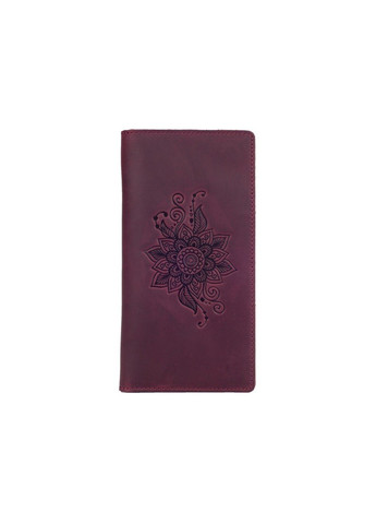 Шкіряне портмоне WP-05 Mehendi Classic фіолетовий Фіолетовий Hi Art (268371762)