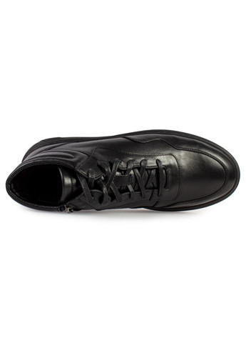 Черные зимние ботинки мужские бренда 9500993_(1) ModaMilano
