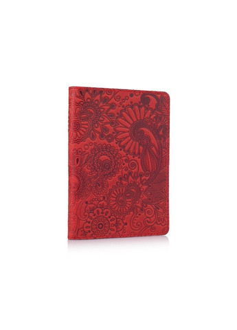 Обкладинка для паспорта зі шкіри HiArt PC-02 Shabby Red Berry Mehendi Art Червоний Hi Art (268371321)