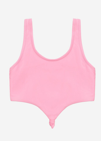 Розовый летний купальник раздельный для девочки цвет розовый цб-00222992 Teres