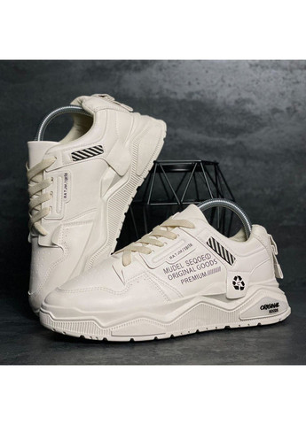 Белые демисезонные кроссовки мужские No Brand Sanlin 5337