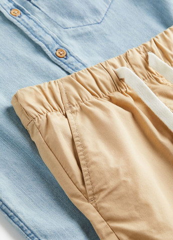 Комбинированный летний комплект (рубашка, шорты) H&M