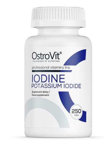 IODINE Potassium Iodine 250 Tabs Ostrovit (258499138)