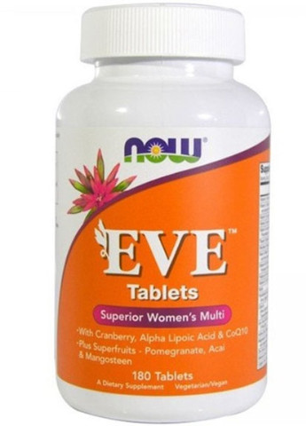 Eve Superior Women's Multi 180 Tabs Now Foods (256721703)