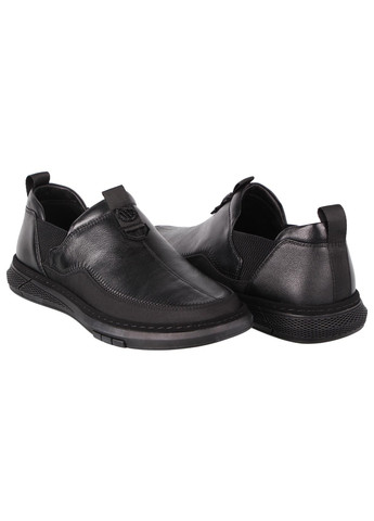 Черные мужские туфли 196902 Buts без шнурков
