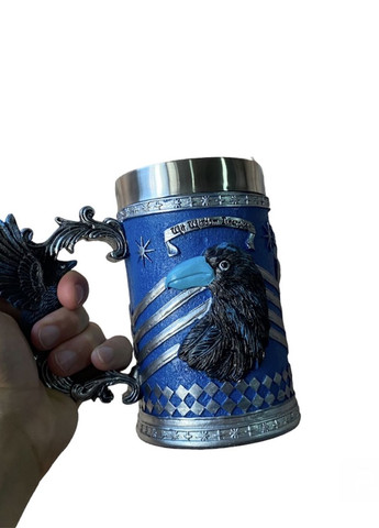 Кружка Чашка Бокал 3D Нержавіюча Сталь Гаррі Поттер Ravenclaw 500мл Home (262454728)