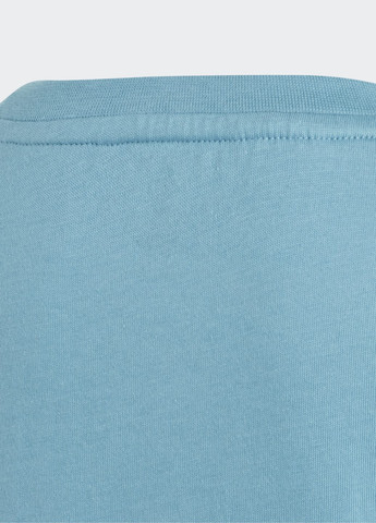 Синяя демисезонная футболка adicolor trefoil adidas