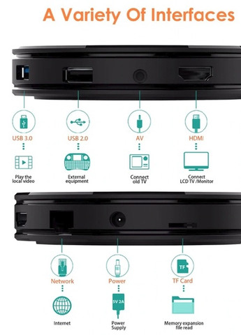 Смарт приставка Медіаплеєр стаціонарний Android TV Box HK1 MAX 4/64 Gb Android 9 (HK1 MAX) XPRO (259771442)