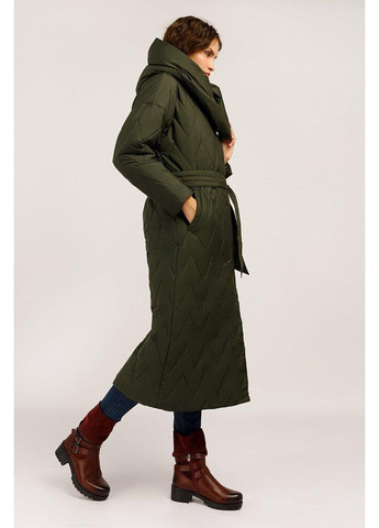 Зеленая зимняя зимнее пальто w19-12018-507 Finn Flare