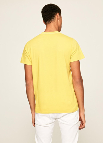 Жовта футболка Pepe Jeans