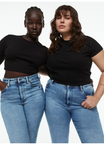 Жіночі джинси скіні з ультра високою талією Н&М (55604) 34 Сині H&M - (258744223)