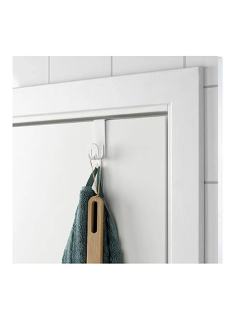 Крючок дверной, белый IKEA sekiner (260473731)