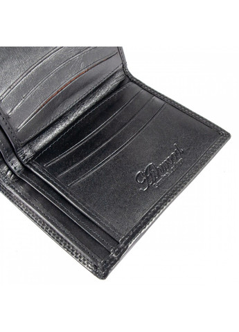 Ashwood 1246 VT Чорний шкіряний гаманець Ashma (261855981)