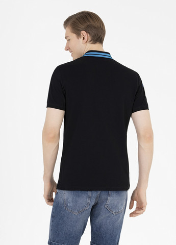 Черная футболка-футболка поло мужское для мужчин U.S. Polo Assn.