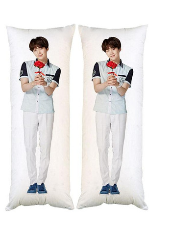 Подушка дакімакура K-pop Шуга BTS декоративна ростова подушка для обіймання 40*100 No Brand (258994191)