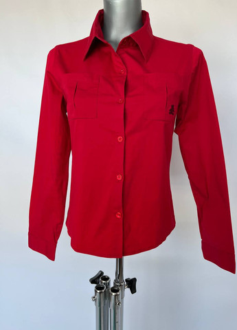 Красная кэжуал рубашка No Brand