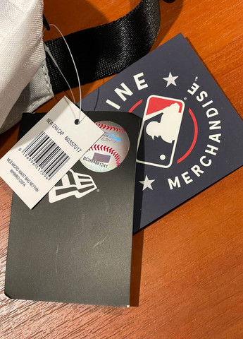 Маленькая поясная сумка на пояс плечо бананка New Era New York Yankees Mlb Micro Waist Bag White (277369707)