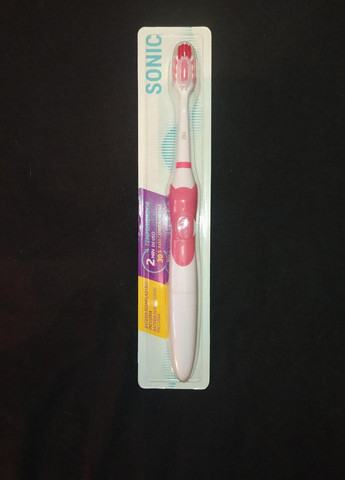 Электрическая зубная щетка SONIC Розовая + Запасные насадки 2шт. Deliplus (267147667)