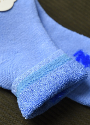 Шкарпетки дитячі махрові блакитного кольору Let's Shop (269387490)
