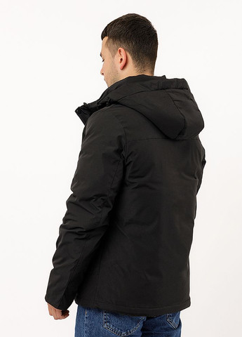 Черная демисезонная мужская короткая куртка цвет черный цб-00220368 K.F.G.L.