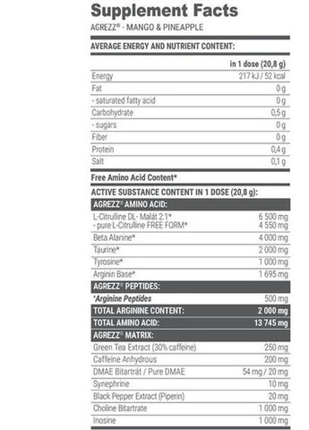 Agrezz 20,8 g /1 servings/ Orange Extrifit (257079456)